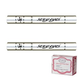 Sexy eyes serum tratamiento para pestañas alargador y fortalecedor 2 piezas