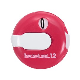 PATIKIL Golf Score Counter, Mini Golf Shot Stroke Attachment Counter Clicker Clip for Golfers Glove Bag, Pink White