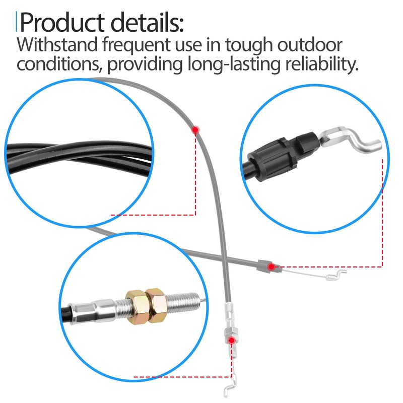 Shift Cable Compatible with DR Power Field and Brush Mower