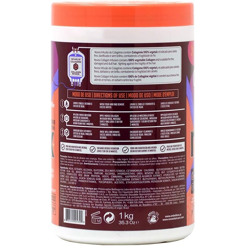 Novex Collagen Infusion DeepHair Mask 35.3oz
