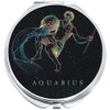 NewCharms Aquarius Zodiac Stars Compact with Mirrors - Perfect Pocket