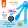 Vital Baby 492010-01 Spoons Flexible Tips Set of 5 Blue