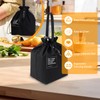 Insulated Lunch Bag with Handle, Reusable Lunch Tote Bag with