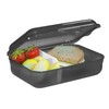 Step by Step Dragon Drako Lunch Box, Black, with Divider