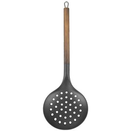 Slotted Spoon, Straining Spoon, Sieve Spoon, Thermoplastic Wooden, 35 cm