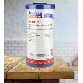 American Plumber W50PEHD Sediment Filter, 1 Count (Pack of 1), White