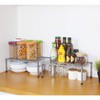 STORAGE MANIAC Set of 4 Expandable Kitchen Rack Wire Shelf