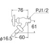 SANEI Y80J-13 Sprinkler Faucet for Irrigation Hose Connection Nominal 13