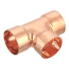 uxcell 1 Pcs 1 inch Tee Copper Fitting Tee Shaped