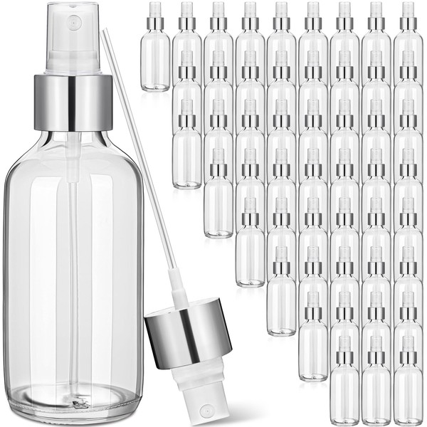 Maxcheck 50 Pieces 4oz Small Glass Spray Bottles for Essential