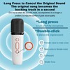 Karaoke Machine, Portable Bluetooth Speaker with Microphones for Adults and