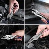 WORKPRO 5-Piece Pliers Set - 6", "7-', 10' Curved Jaw