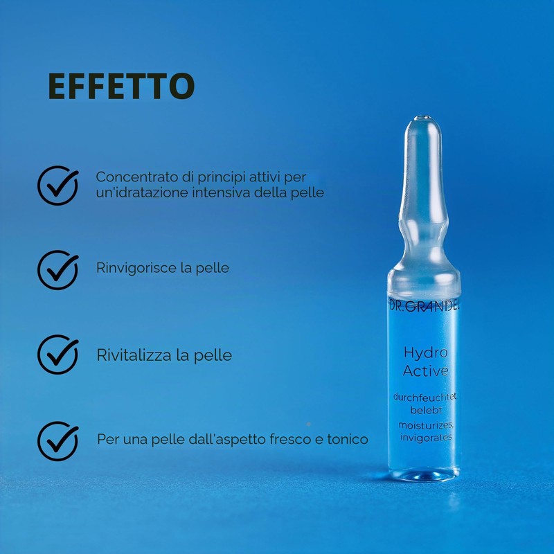 Dr Grandel prodotto beauty Hydro Active Ampoules As 3X3