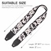 YIKOKO Guitar Strap 2", Cotton Print Panda Guitar Straps with