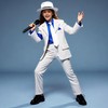 BAURGHOP Kids Dance Star Costume for Boys 80s 90s Hop