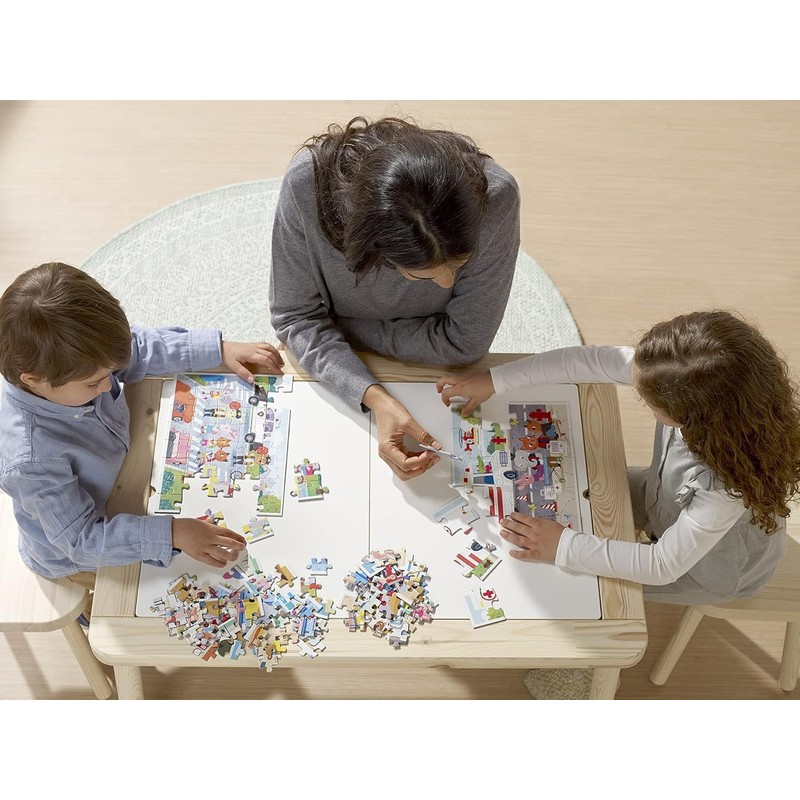 Educa - Everyday Heroes, 4-in-1 Children's Puzzle with 20, 40,