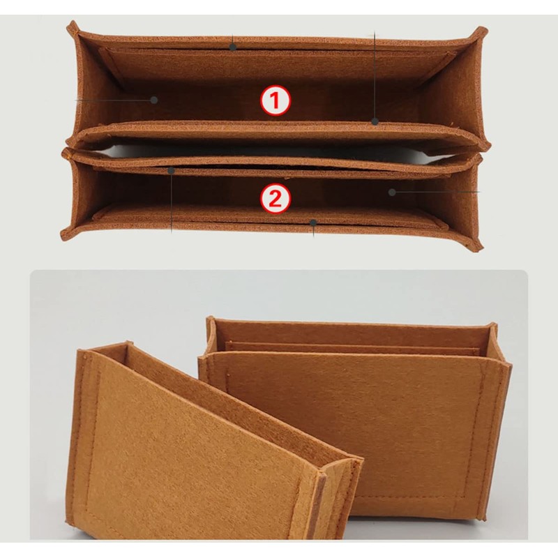 Lckaey Purse Organizer for constance insert 18 24 Bag Organizer