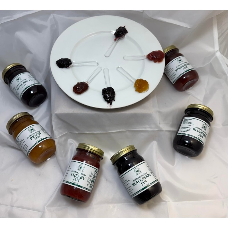 Low Sugar all Natural Jams Gift Box (6-4.5 oz jars