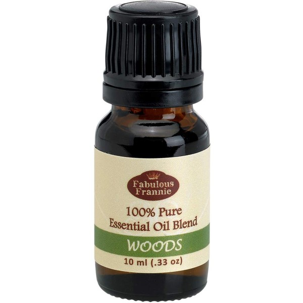 Woods Essential Oil Blend 100% Pure, Undiluted Essential Oil Blend Therapeutic Grade - 10 ml A Perfect Blend of Cedarwood, Cypress and Pine Essential Oils.