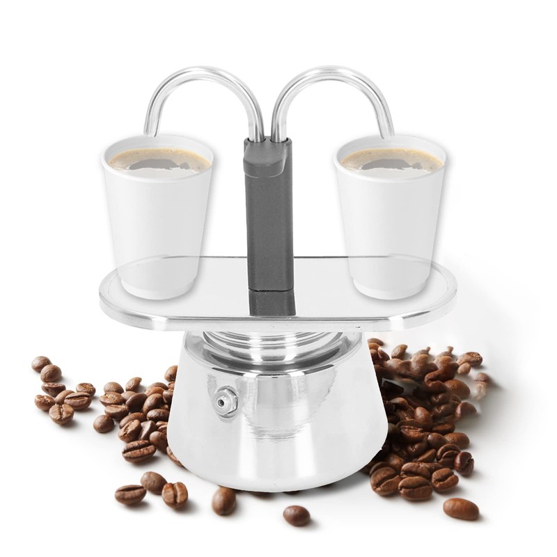 Yuecoom Stainless Steel Moka Pot, Moka Set includes Coffee Maker