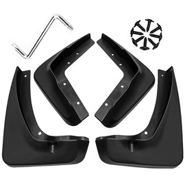 Mud Flaps Mud Guards Fit for 2013-2021 Chrysler 300C, Front & Rear Mud Splash Guards Accessories - 4 Pc, Black