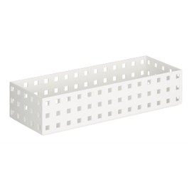 like-it 9011 Kitchen Storage Case, Bricks, 280, Slim, Medium, Approx. Width 4.1 x Depth 11.0 x Height 2.5 inches (10.5 x 28 x 6.3 cm), White, Made in Japan, Stackable, Small Item Storage