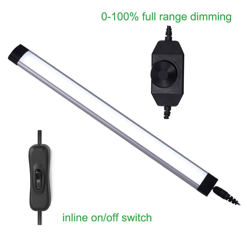 AIBOO LED Under Counter Light Rigid Bar Kit, Plug in