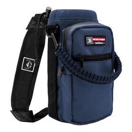 NATURE PIONEOR Insulated Water Bottle Holder with Shoulder Strap for 36oz Sports Water Jugs Bottles, Carrier/Pouch Sleeve for Outdoor Camping, Hiking,Gym