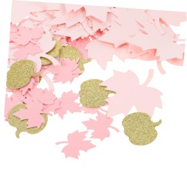 KOMBIUDA Fall Gender Reveal Decorations Baby Shower Decorations for Girl Thanksgiving Table Confetti