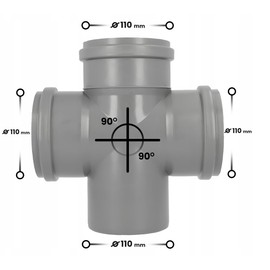 HT System Double Branch DN 50 87°
