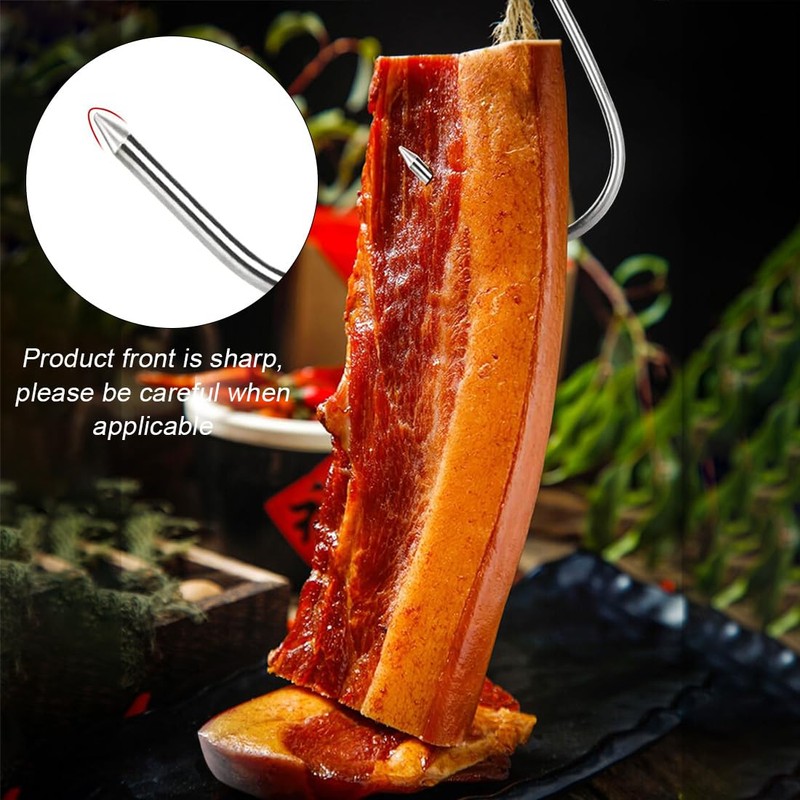 LICHUANUK Stainless Steel Meat Hook S Shaped Wall Hook Hot