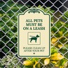 Sigo Signs All Pets Must Be On A Leash Please