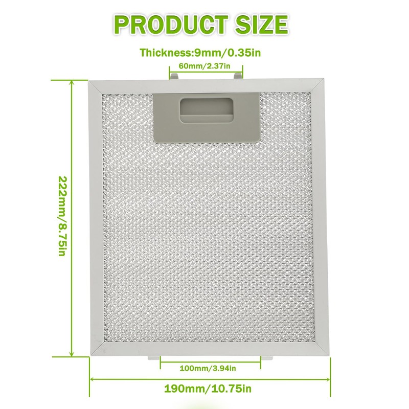 EPLZON W10915369 Range Hood Filter replacement 5 Layer Aluminum Mesh