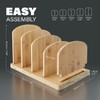 Cook Book Organizer, Recipe Holder Rack, Tabletop Stand for Convenient