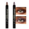 Kaely 2Pcs Cream Eyeshadow Sticks Set for Eyes Waterproof,Cocoa Shimmer