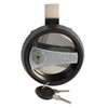 Gedotec Caravan Lock | 1 Set Rotating Bolt Lock Silver