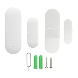 WiFi Door Window Sensor APP and Voice Control Smart Door Magnetic Alarm Detector for Home Security