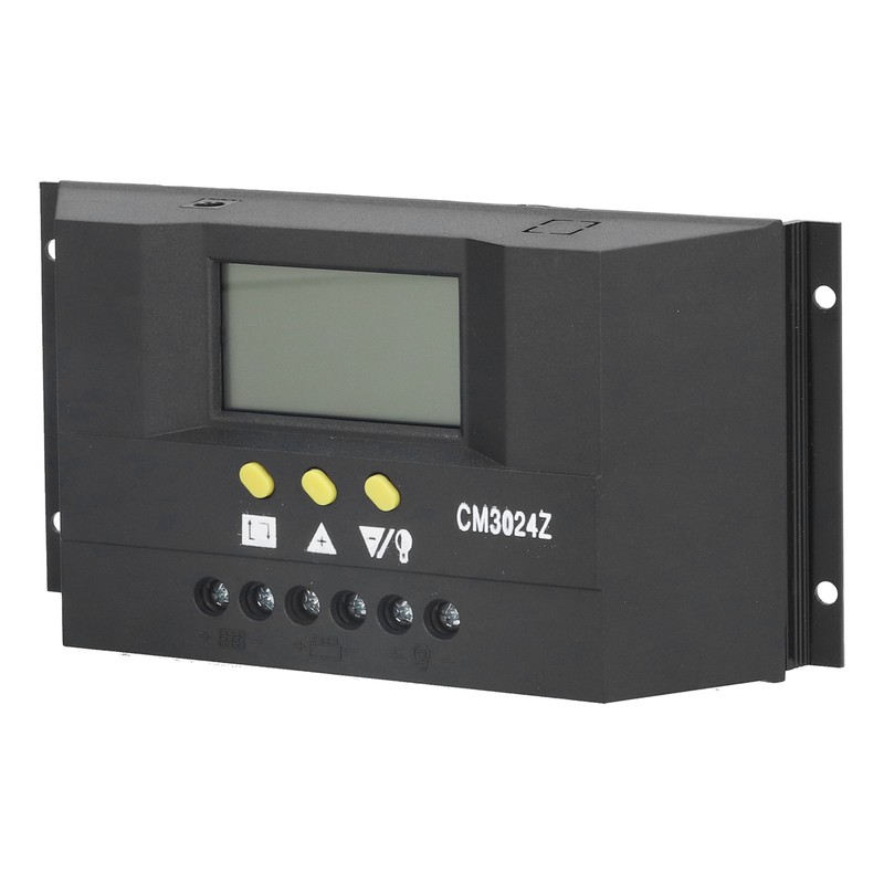 CM3024Z 30A Solar Charge Controller LCD PWM Charge Controller Photovoltaic