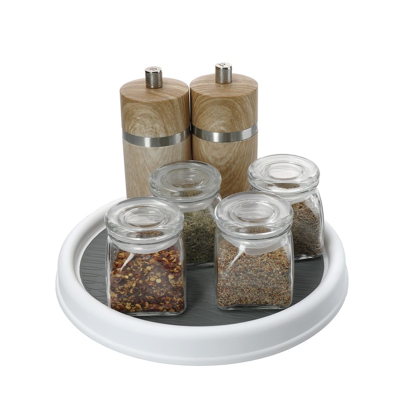 Copco Basics Non-Skid Plastic Lazy Susan Turntable, 22.5cm