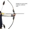 Hair Bowstring Shock Absorber Lightweight Efficient Bow String Noise Dampener