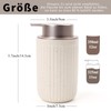 Umlaca Soap Dispenser, Refillable Ceramic Soap Dispenser, 350 ml, Large