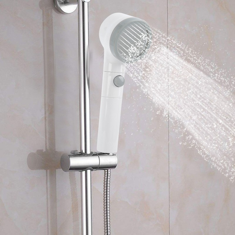 G1/2in Pressurized Shower Head Handheld Shower Sprayer Bathroom Showering Accessories