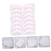 FOMIYES Essential Eyelash Extension Supplies 50 Pack Lash Mapping Charts