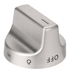 Fit for Whirlpool Gas Range Burner Control Knobs (1-Pack) - OEM Upgraded D-Shaped Stainless Steel Control Knobs W11159630/W11023139 - Fits Models 4813782, AP6284486, PS12347845 & More