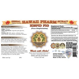 Hispid Fig (Ficus Simplicissima) Tincture, Organic Dried Roots Liquid Extract, Wu Zhi Mao Tao, Herbal Supplement 4x4 oz