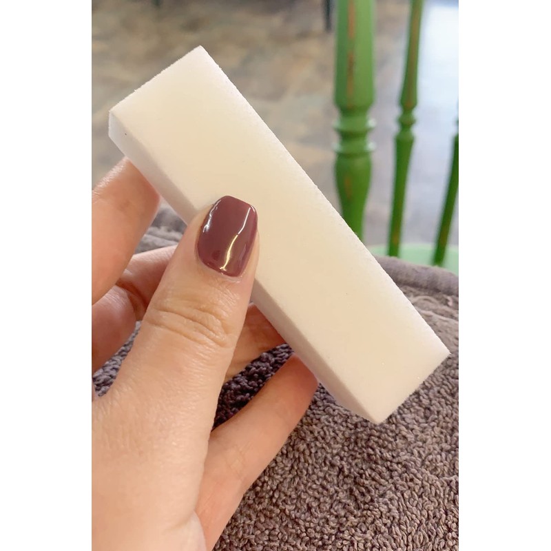 Honbay 10PCS White Nail Buffer Block for Acrylic and Natural