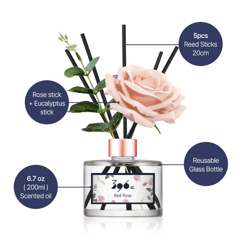 396 st. Rose Flower Reed Diffuser, Red Rose(Also Known as