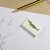 2 x 45mm 'Long Crocodile' Erasers/Rubbers (ER00046737)