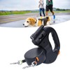Retractable Dog Leash Double Head Lockable Extendable Pet Leash with