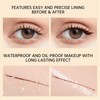 YiGuMy Waterproof Gel Eyeliner Pencil - Smudge-Proof Black Eyeliner with